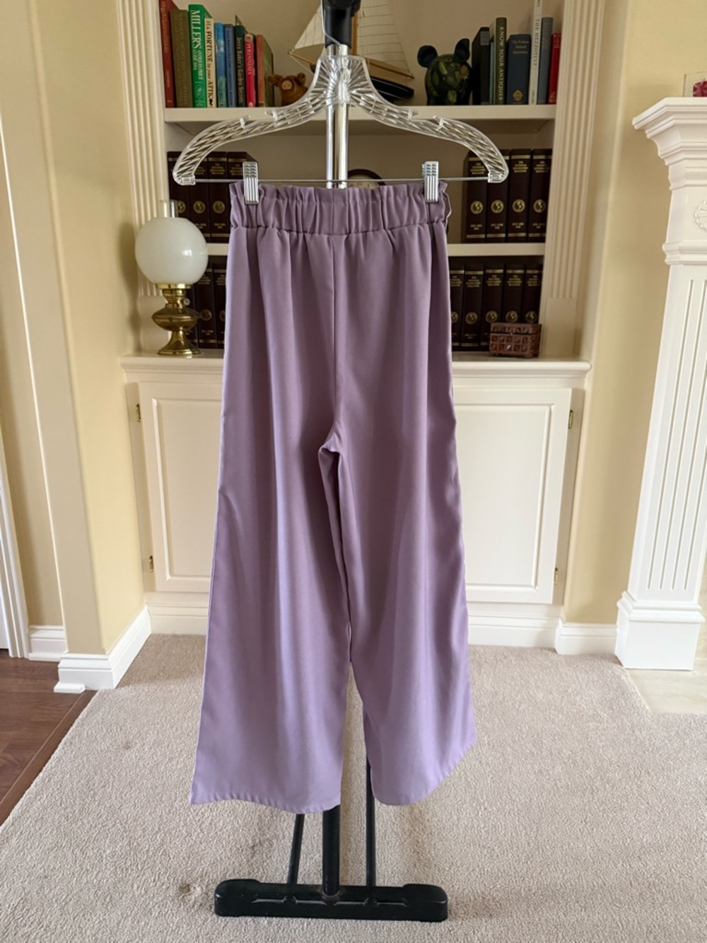 Lavender wide-leg pants - Picture 3 of 3